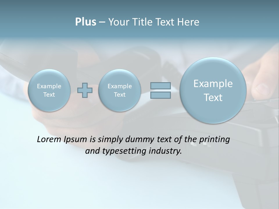 Black Communicate Concept PowerPoint Template