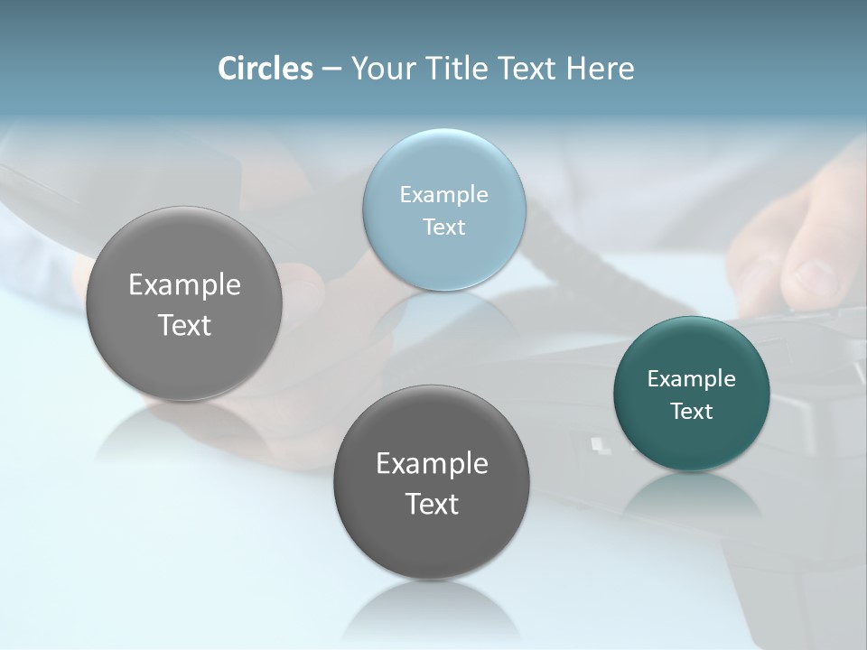 Black Communicate Concept PowerPoint Template