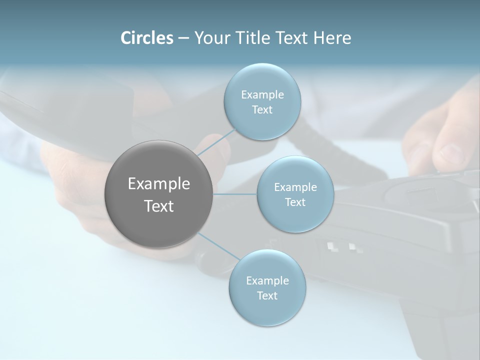 Black Communicate Concept PowerPoint Template