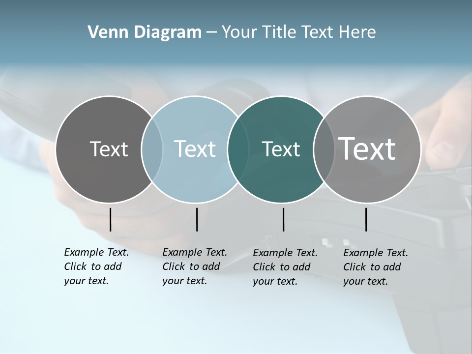 Black Communicate Concept PowerPoint Template