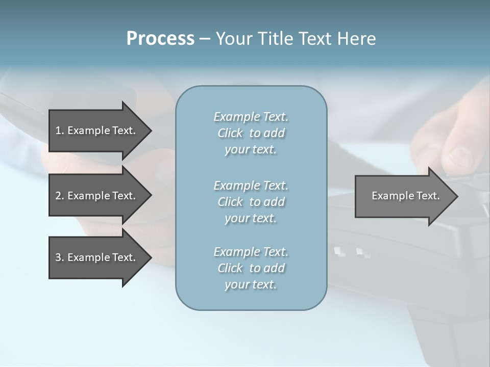 Black Communicate Concept PowerPoint Template