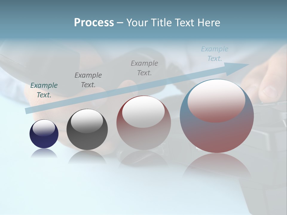 Black Communicate Concept PowerPoint Template