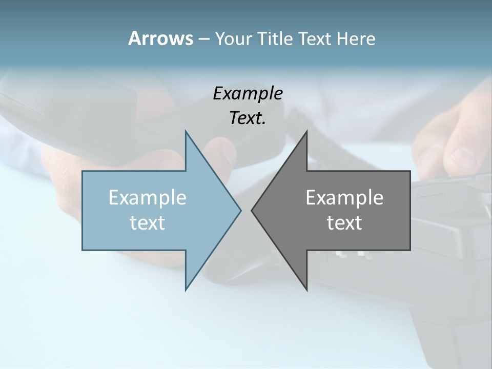 Black Communicate Concept PowerPoint Template