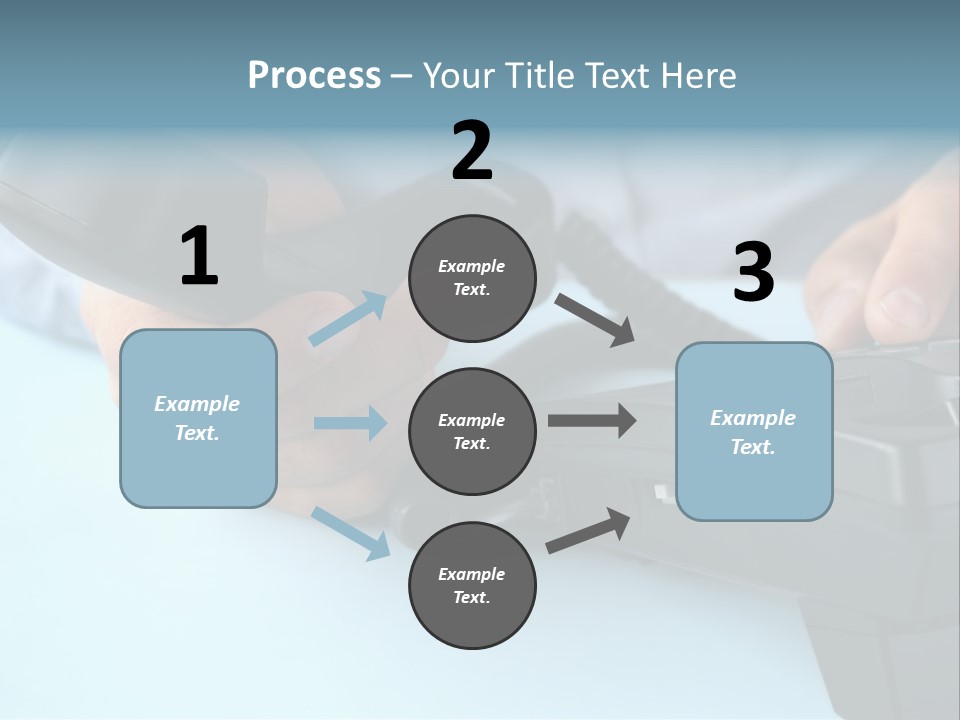 Black Communicate Concept PowerPoint Template
