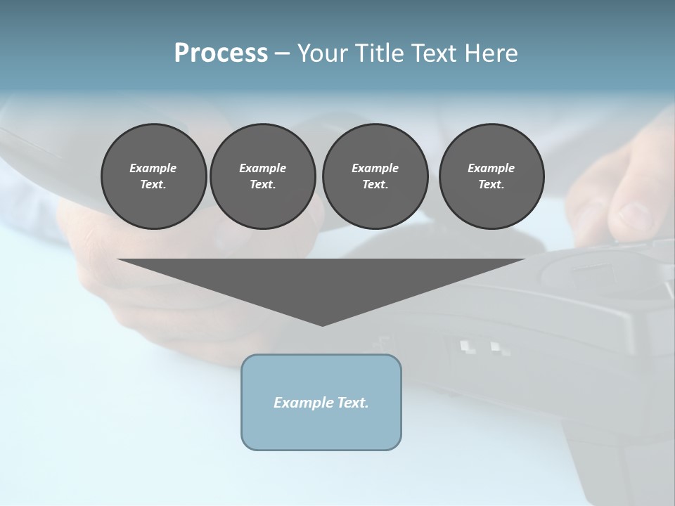 Black Communicate Concept PowerPoint Template
