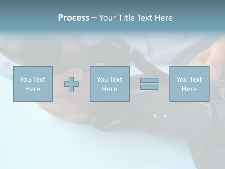 Black Communicate Concept PowerPoint Template