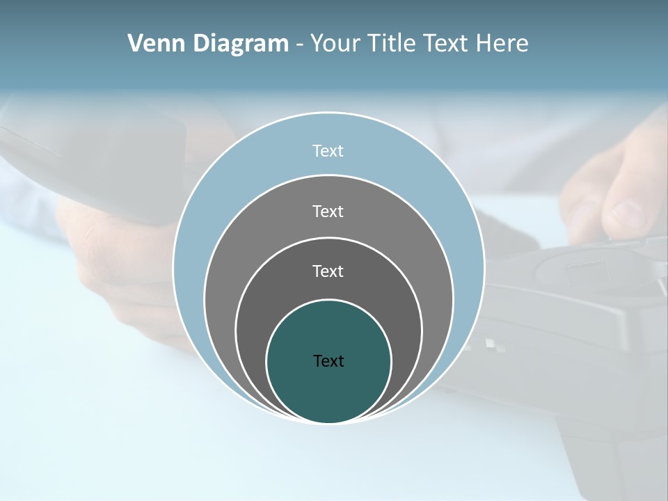 Black Communicate Concept PowerPoint Template