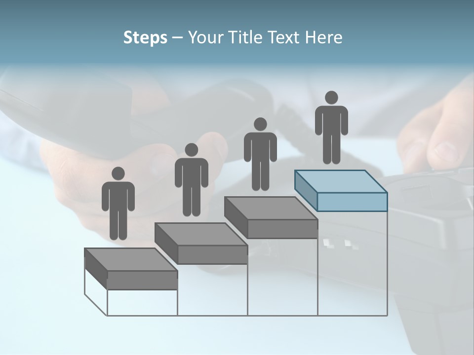 Black Communicate Concept PowerPoint Template