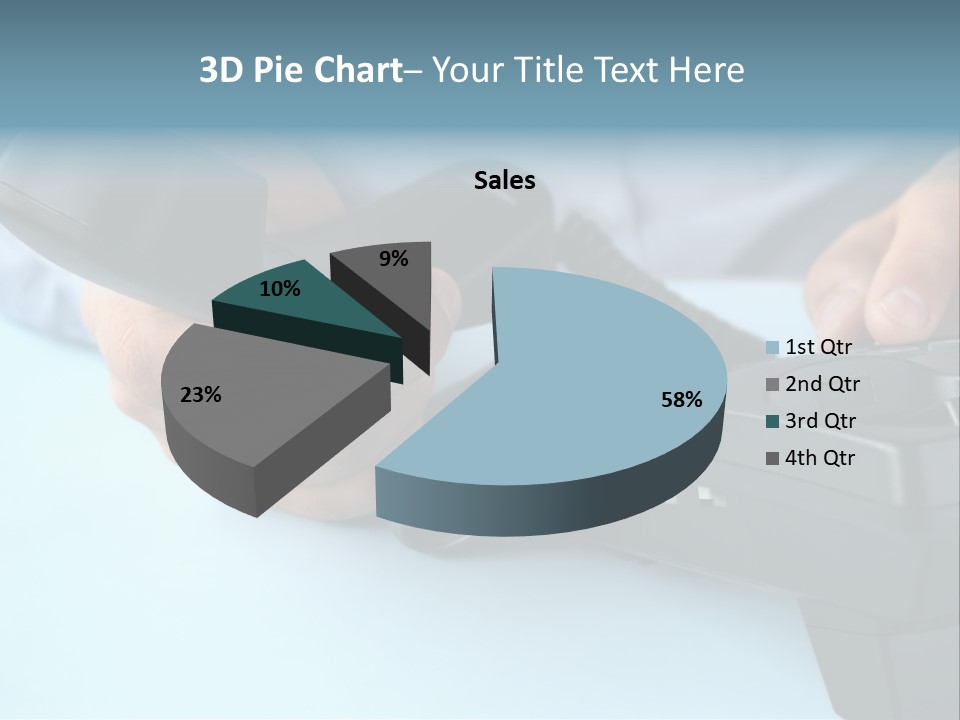 Black Communicate Concept PowerPoint Template