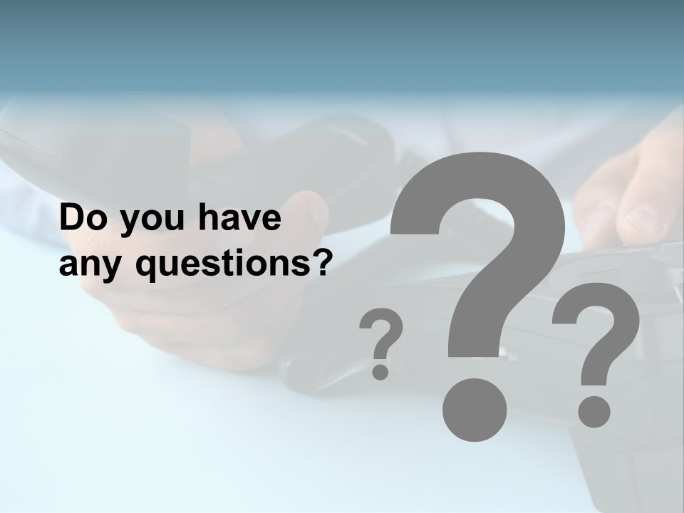 Black Communicate Concept PowerPoint Template