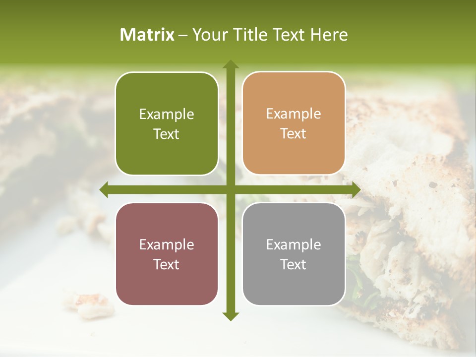 Mixed Chicken Foodstuff PowerPoint Template