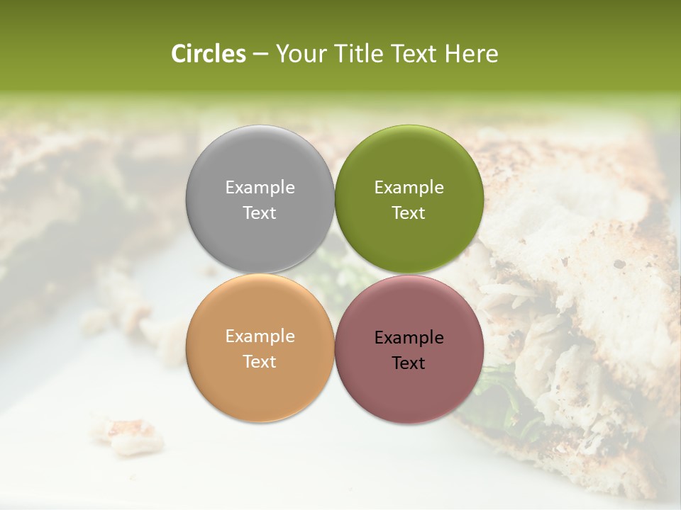 Mixed Chicken Foodstuff PowerPoint Template