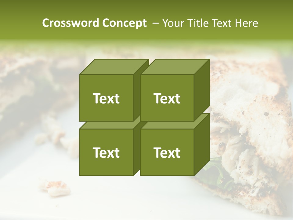 Mixed Chicken Foodstuff PowerPoint Template