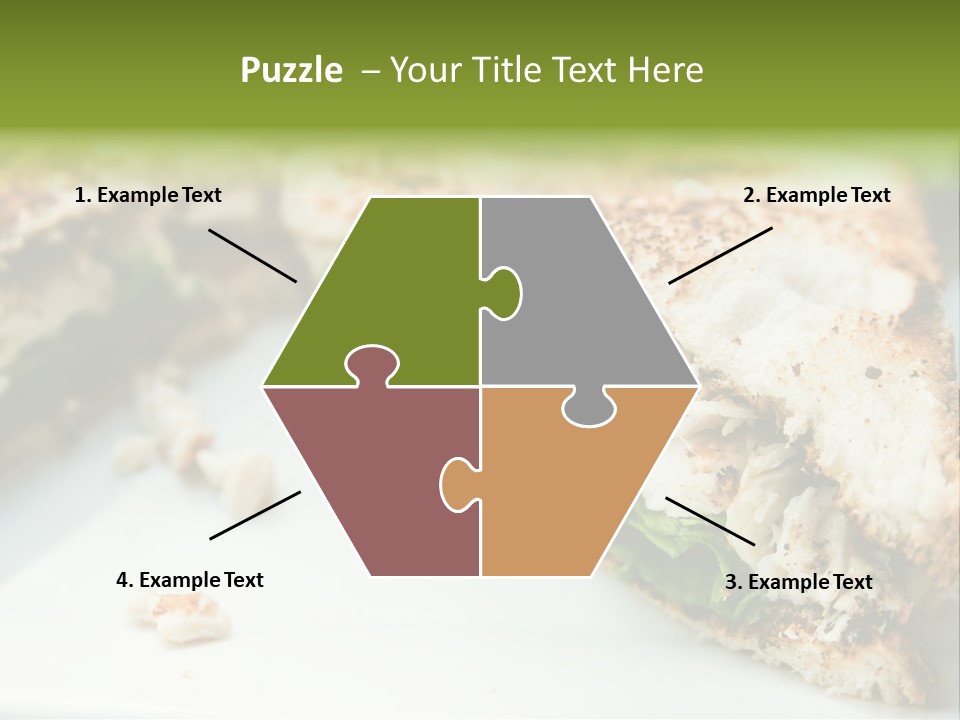 Mixed Chicken Foodstuff PowerPoint Template