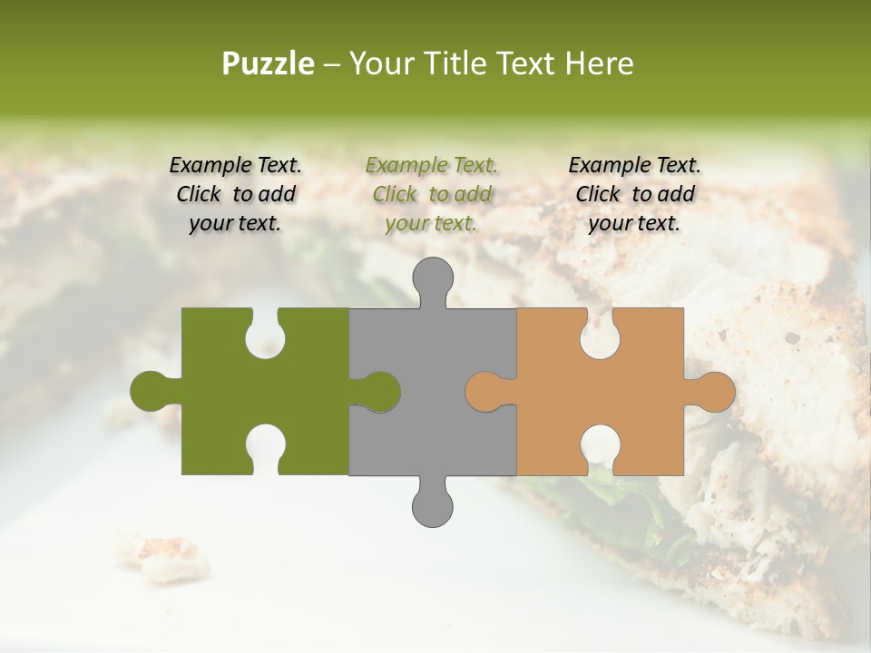 Mixed Chicken Foodstuff PowerPoint Template