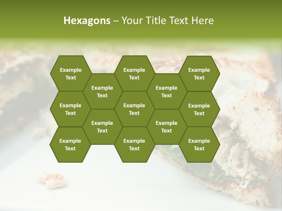 Mixed Chicken Foodstuff PowerPoint Template