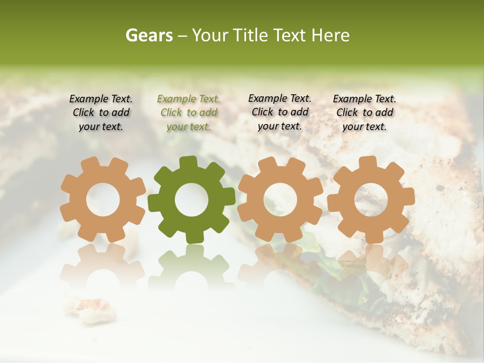 Mixed Chicken Foodstuff PowerPoint Template