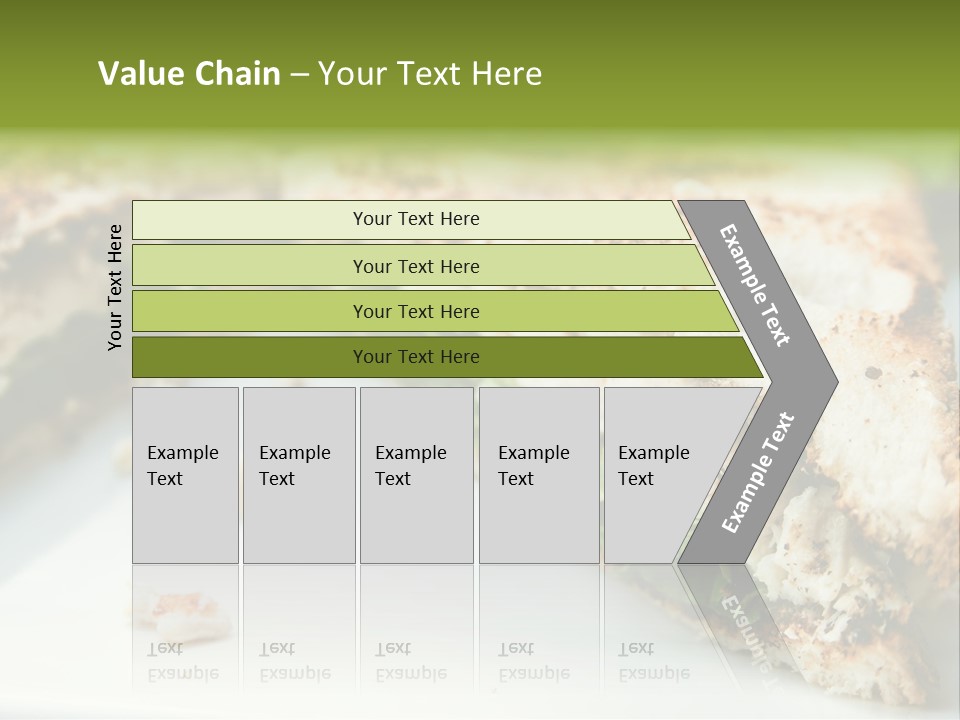 Mixed Chicken Foodstuff PowerPoint Template
