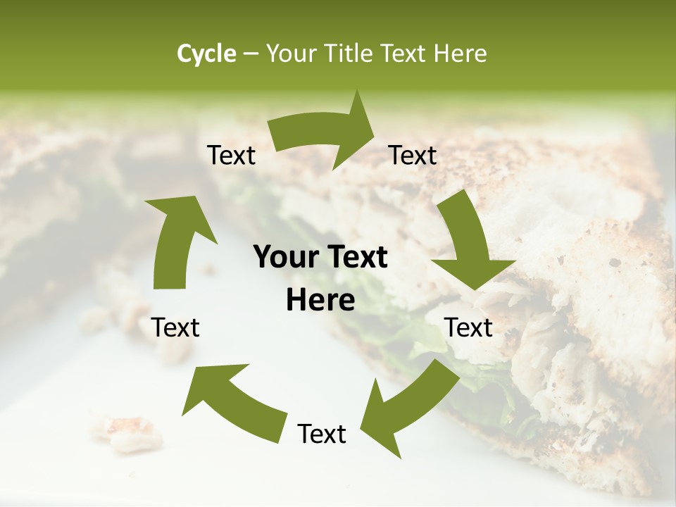 Mixed Chicken Foodstuff PowerPoint Template