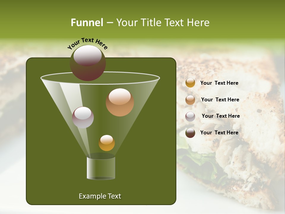 Mixed Chicken Foodstuff PowerPoint Template