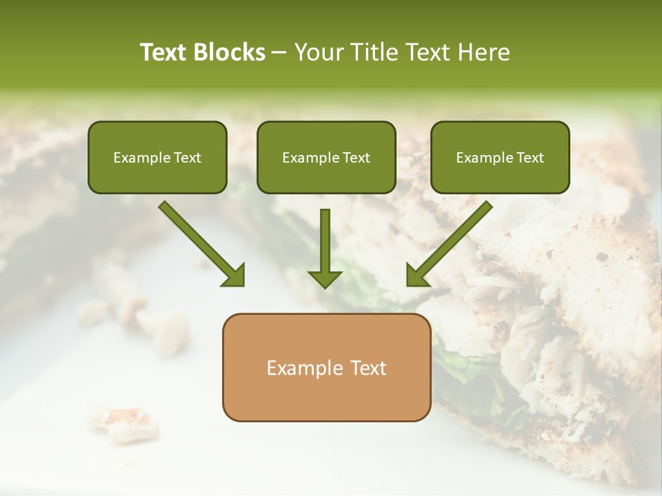 Mixed Chicken Foodstuff PowerPoint Template