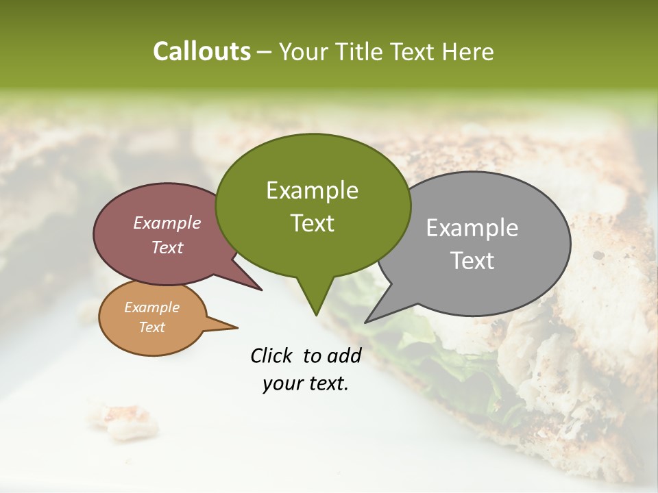 Mixed Chicken Foodstuff PowerPoint Template