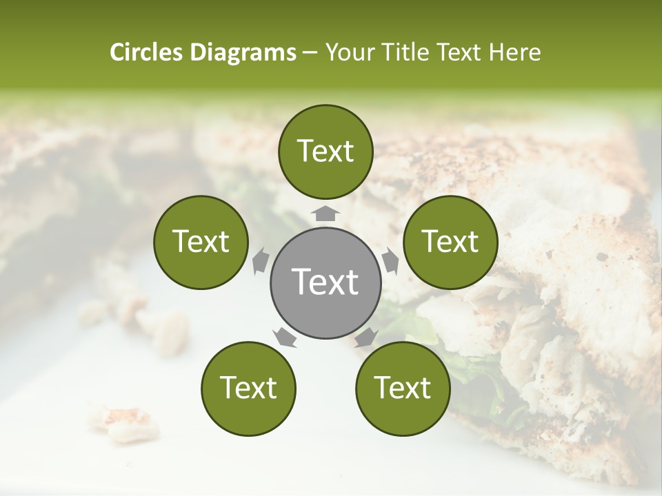 Mixed Chicken Foodstuff PowerPoint Template