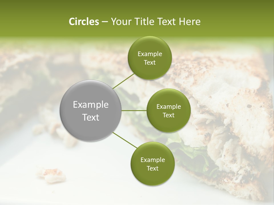 Mixed Chicken Foodstuff PowerPoint Template