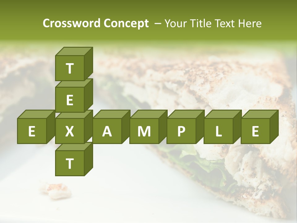 Mixed Chicken Foodstuff PowerPoint Template