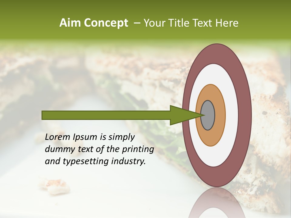 Mixed Chicken Foodstuff PowerPoint Template