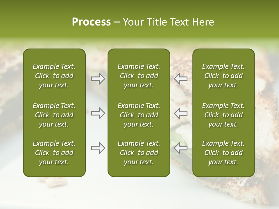 Mixed Chicken Foodstuff PowerPoint Template