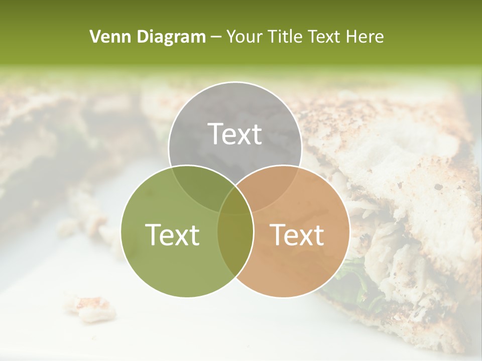 Mixed Chicken Foodstuff PowerPoint Template