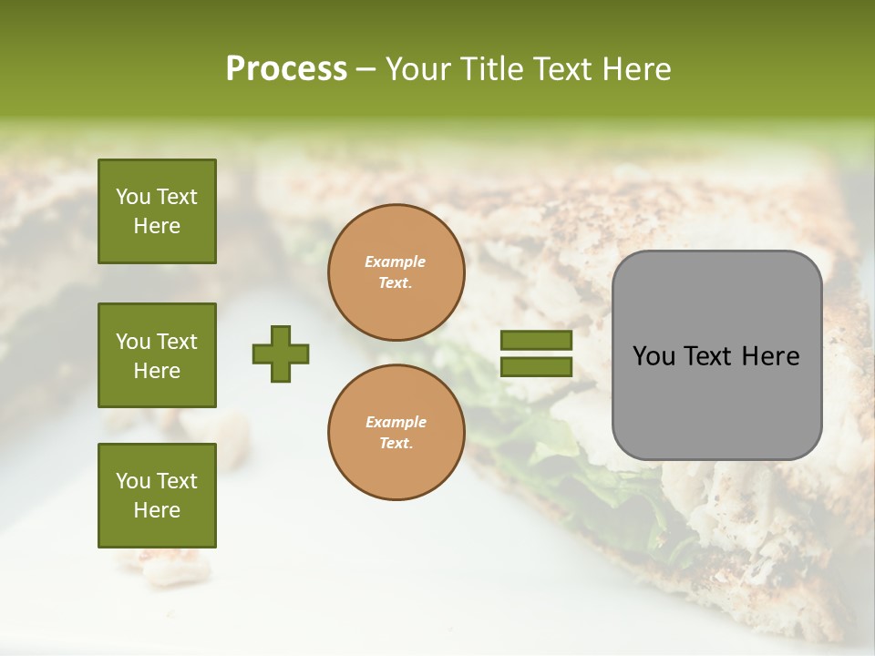 Mixed Chicken Foodstuff PowerPoint Template