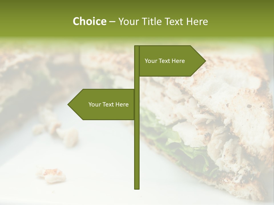 Mixed Chicken Foodstuff PowerPoint Template