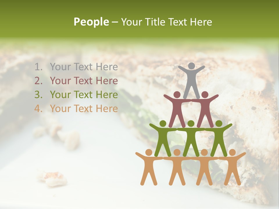 Mixed Chicken Foodstuff PowerPoint Template