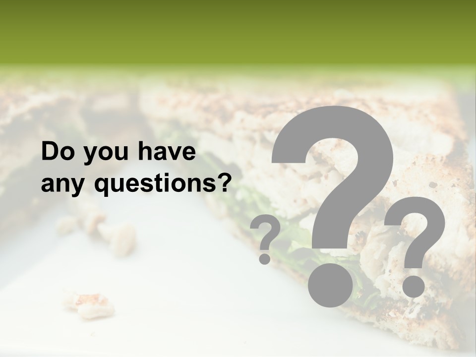 Mixed Chicken Foodstuff PowerPoint Template