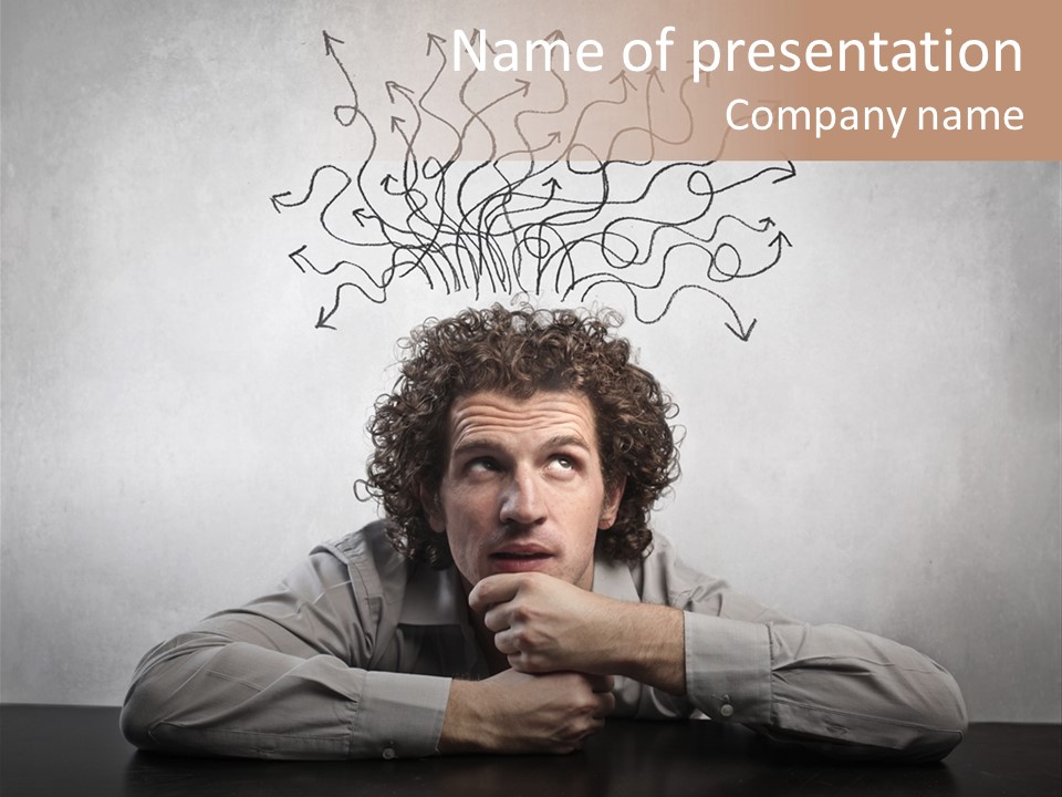 Indoor Mind Texture PowerPoint Template