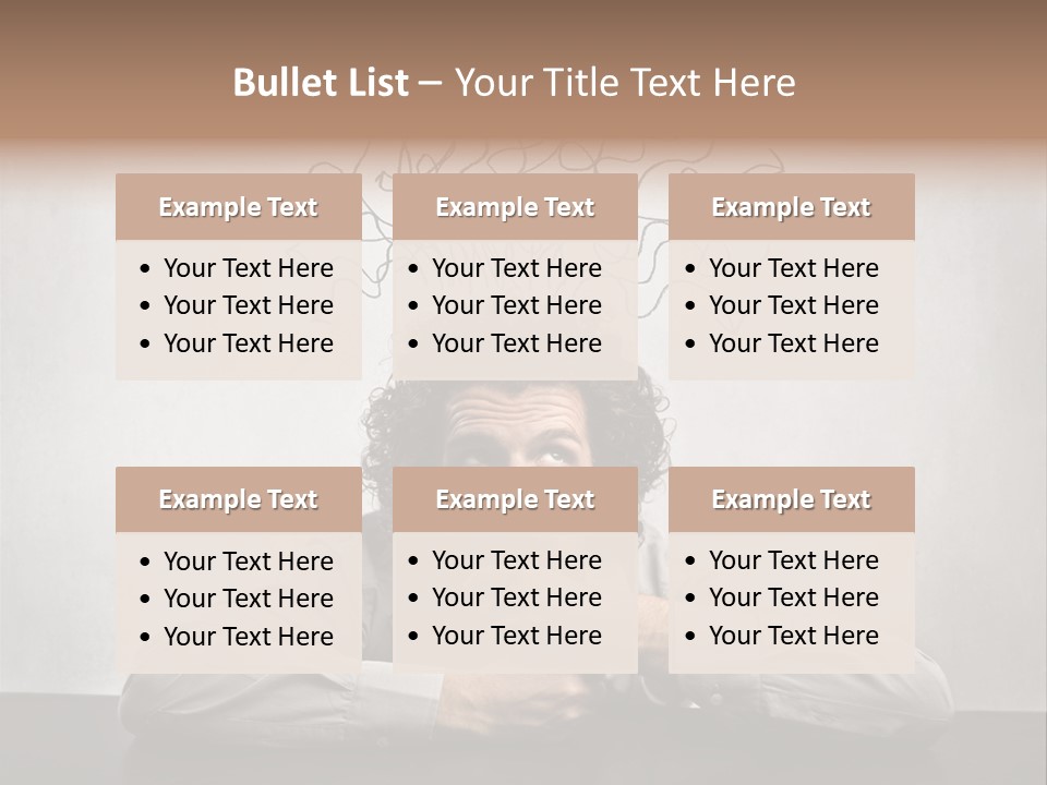 Indoor Mind Texture PowerPoint Template