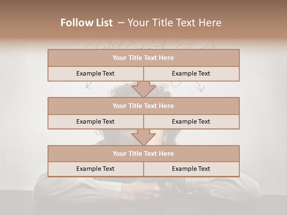 Indoor Mind Texture PowerPoint Template