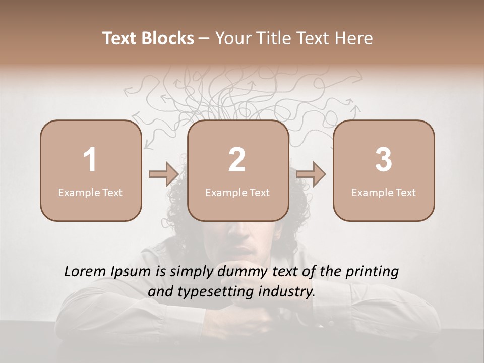 Indoor Mind Texture PowerPoint Template