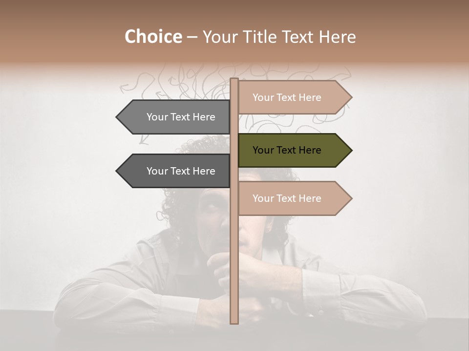 Indoor Mind Texture PowerPoint Template