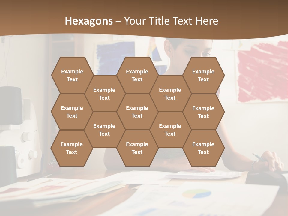 Planning Woman Tax Return PowerPoint Template