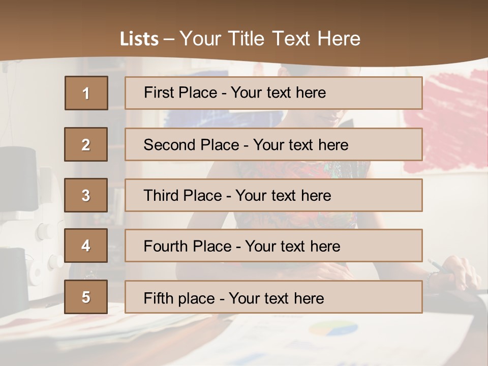 Planning Woman Tax Return PowerPoint Template