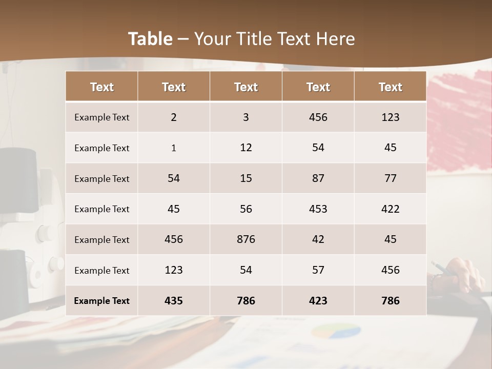 Planning Woman Tax Return PowerPoint Template