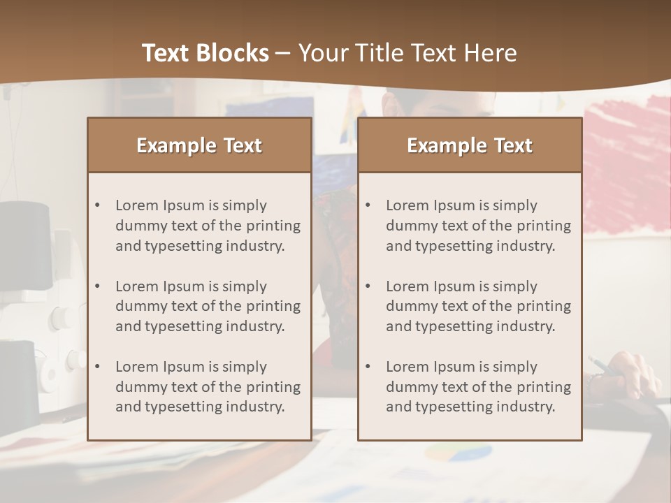 Planning Woman Tax Return PowerPoint Template