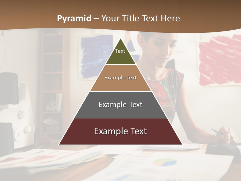 Planning Woman Tax Return PowerPoint Template
