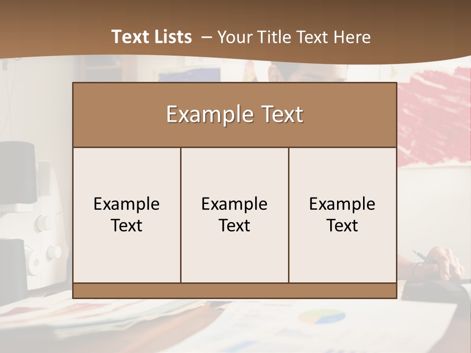 Planning Woman Tax Return PowerPoint Template