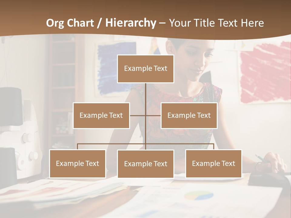 Planning Woman Tax Return PowerPoint Template