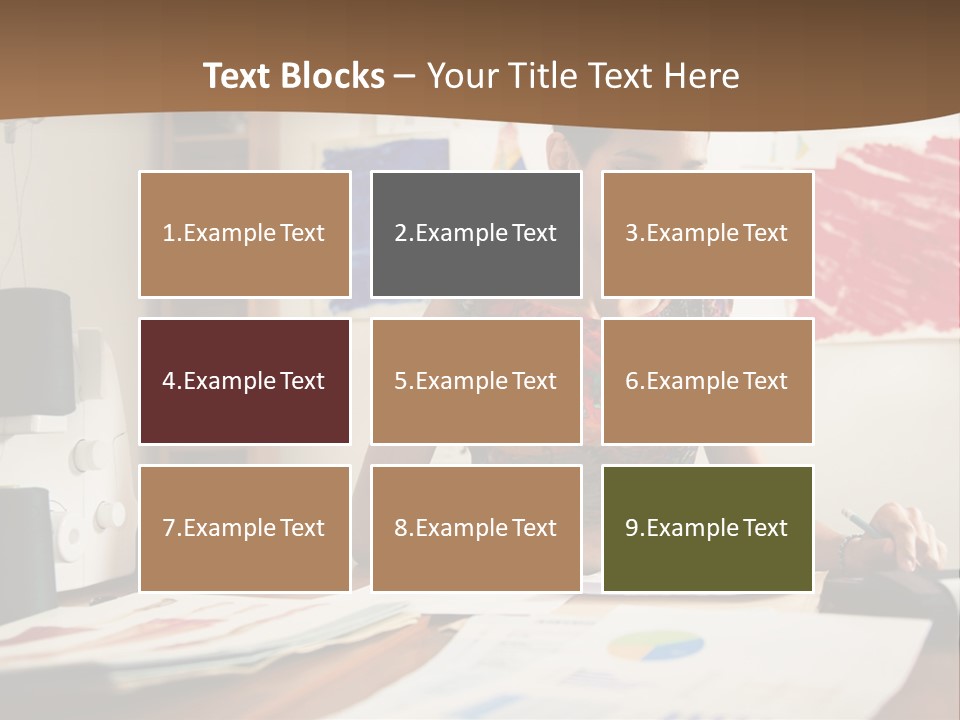 Planning Woman Tax Return PowerPoint Template