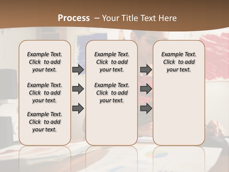 Planning Woman Tax Return PowerPoint Template